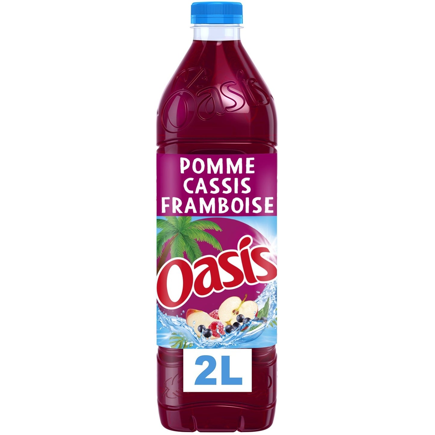 Oasis Fruit Drinking Apple Flavor Flavor Raspberry 2L -M32