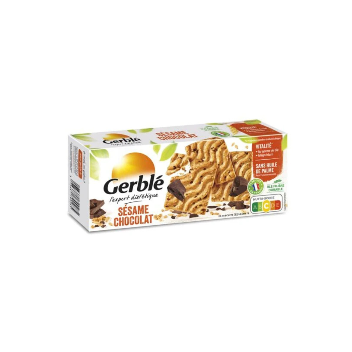 GERBLÉ Biscuit Sésame Chocolat 200g -D62