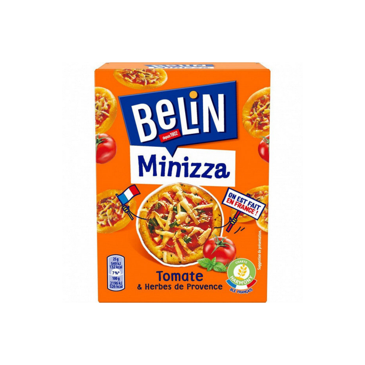 BELIN Crackers Minizza tomate et herbes de Provence 95g -CH