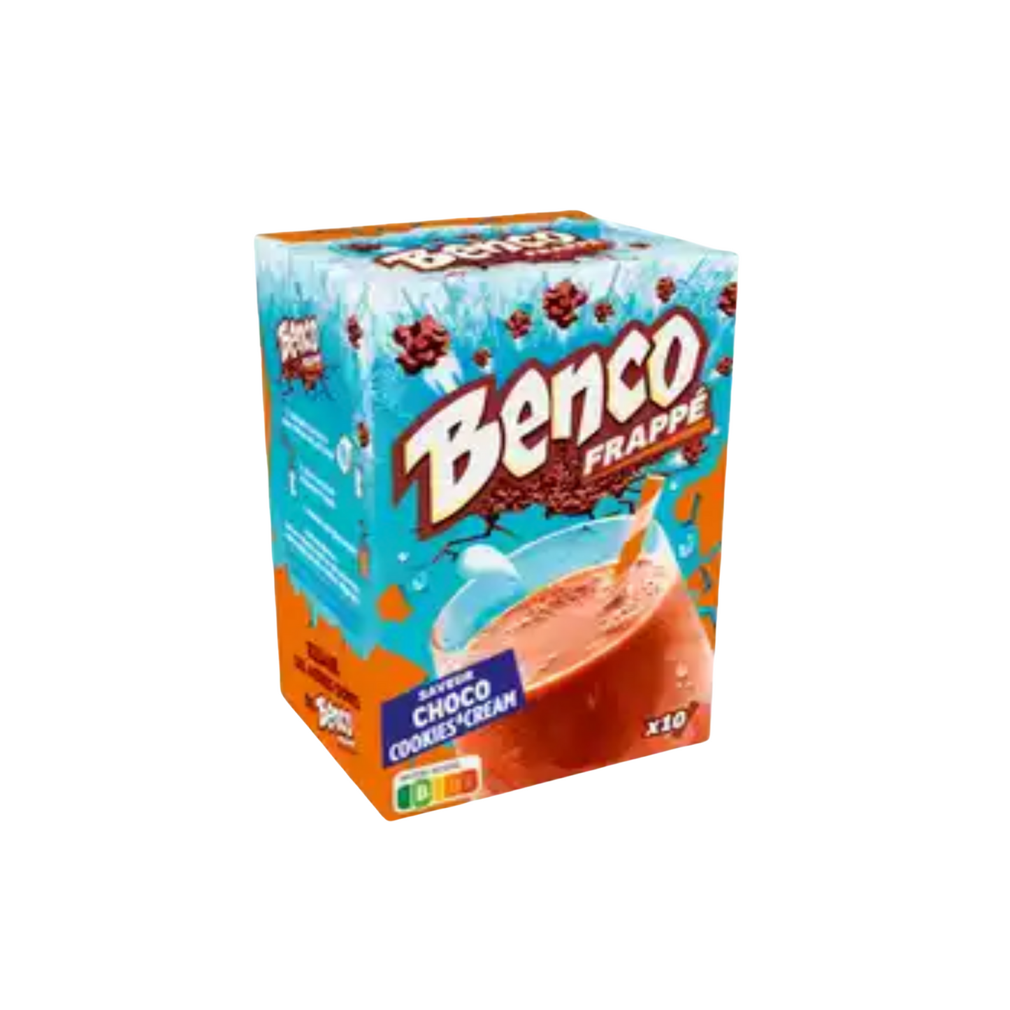Benco struck choco cookies'cream flavor the 10 sachets (100g) -N12