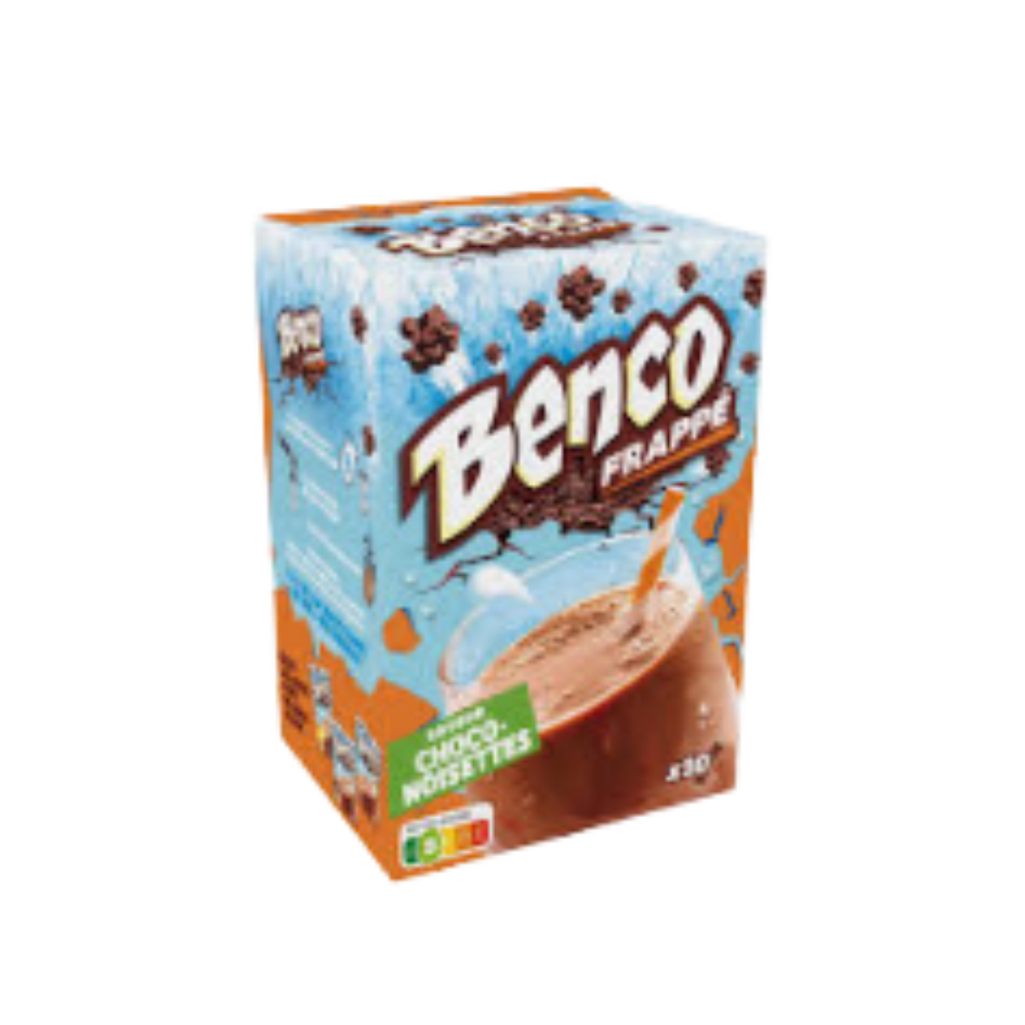 BENCO Frappé saveur choconoisettes les 10 sachets (100g) -N21