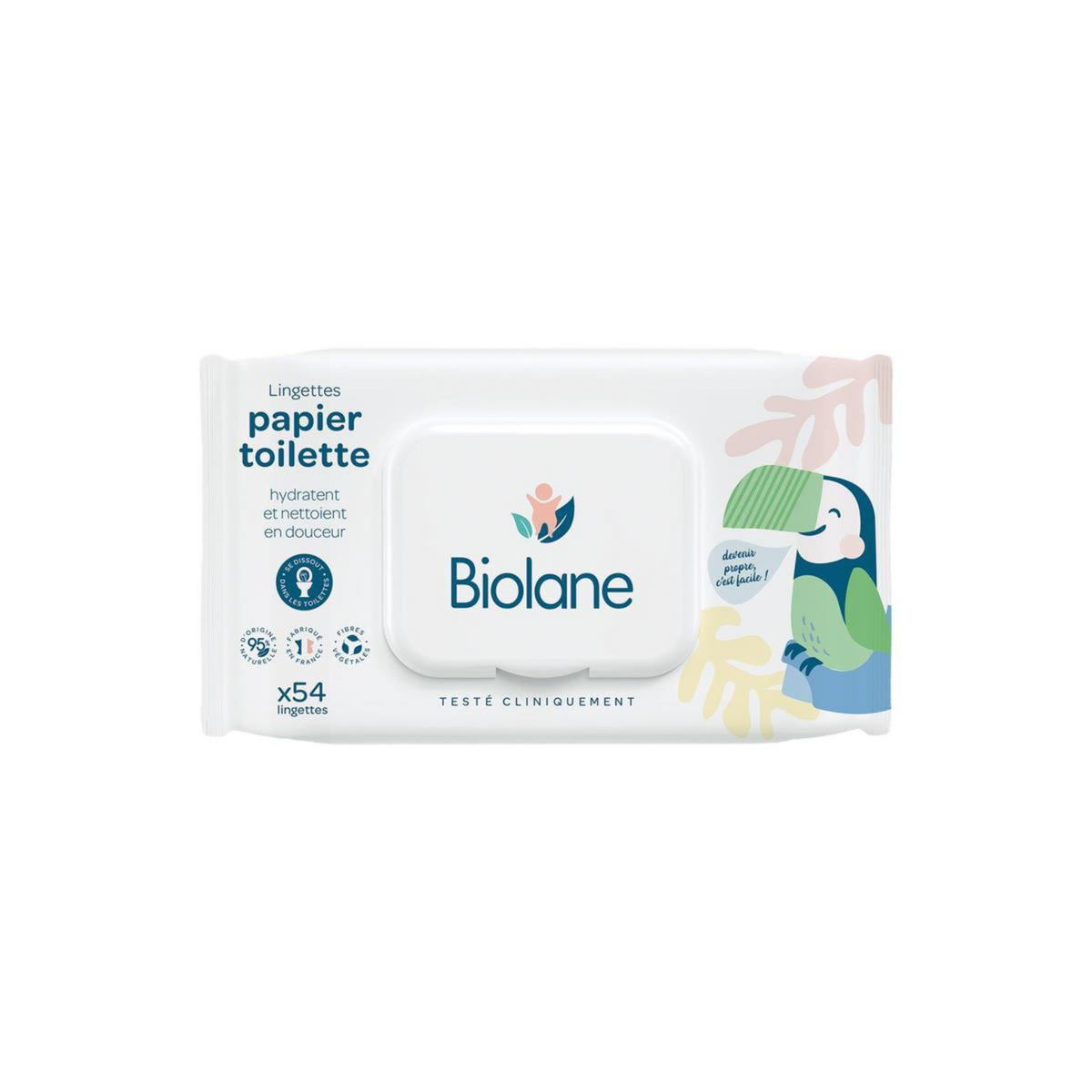 BIOLANE Lingettes Bébé Papier Toilette 100g -J92