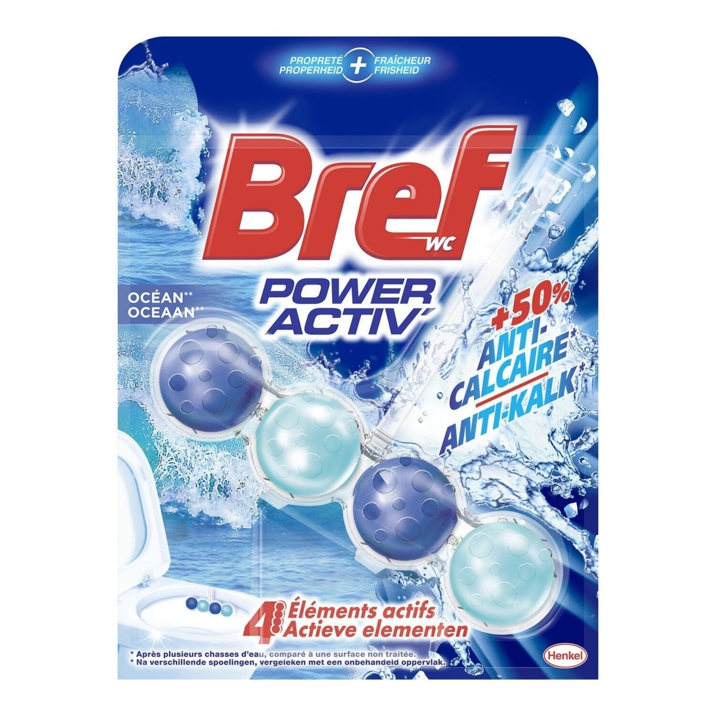 BREF Bloc Wc Power Activ' Ocean 50g -J24