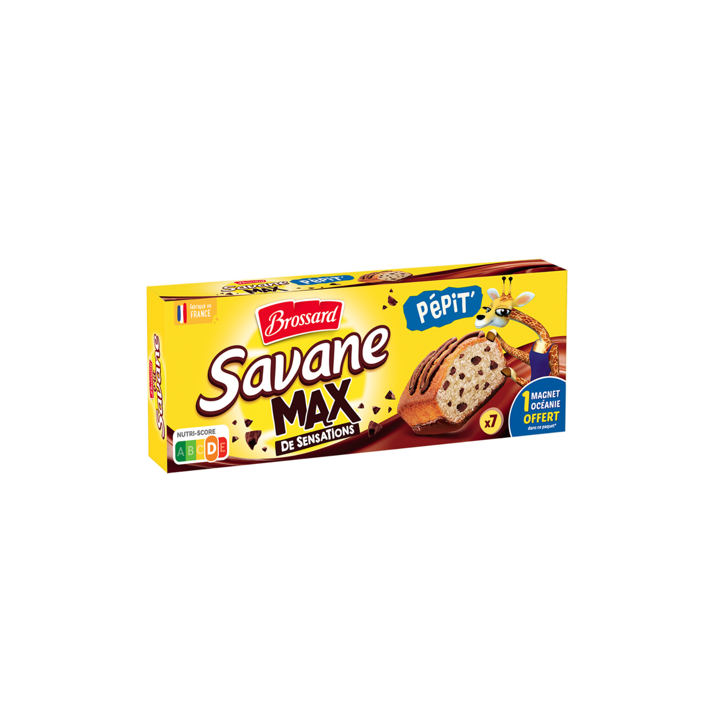 Brossard Savanne Pocket X7 MAX Chocolate chocolate 210g dluo exceeded -a42/52