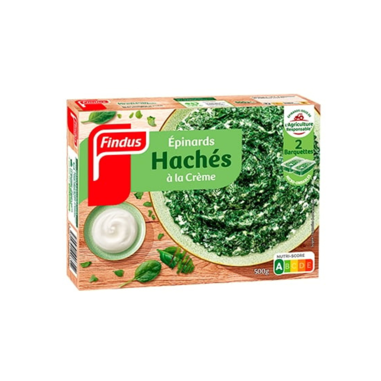 FINDUS Epinard Hachée à la Crème 500g — Épicerie française Montréal | Euro-Market