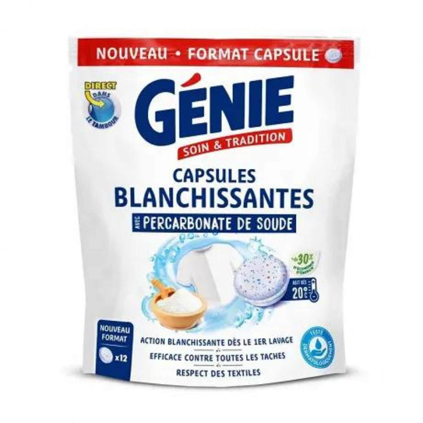Gennie whitening capsules with baking soda 240g -K31