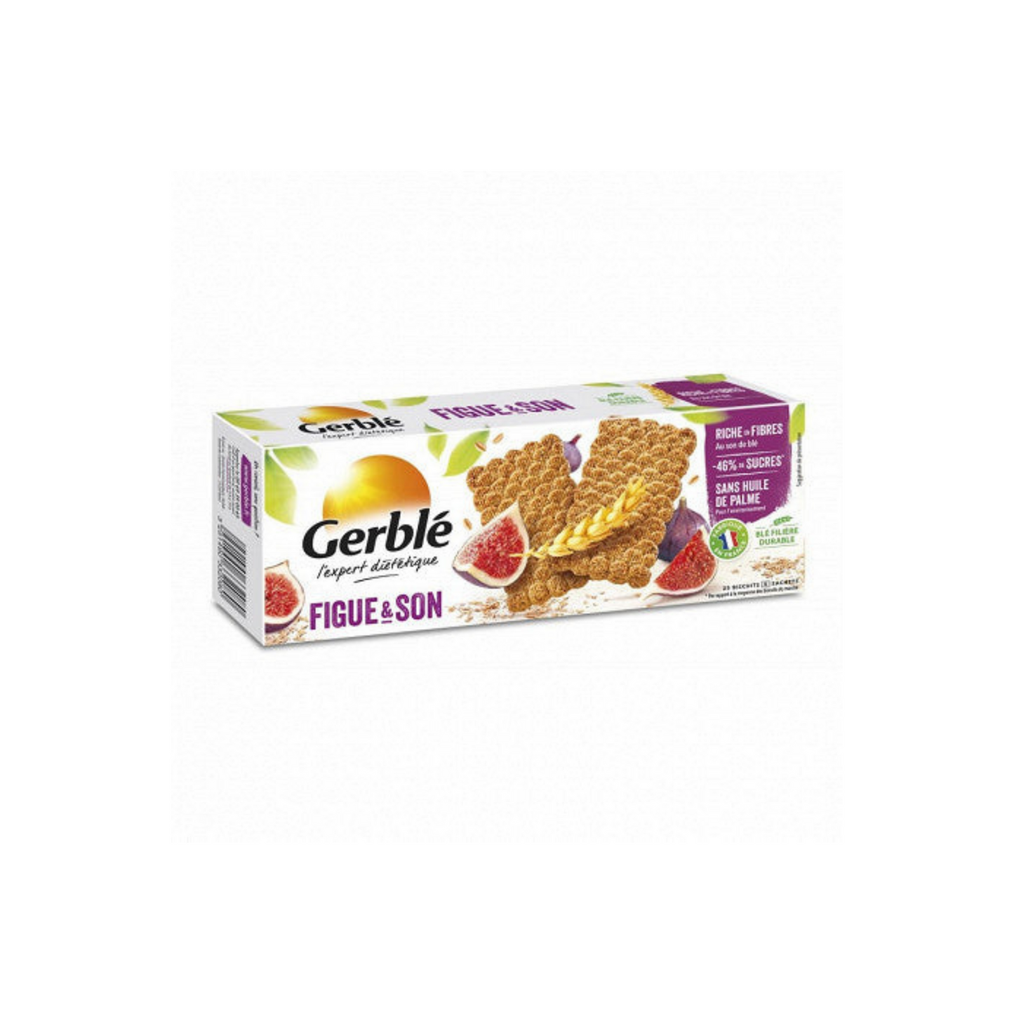 GERBLE Biscuits figue et son 210g -D61