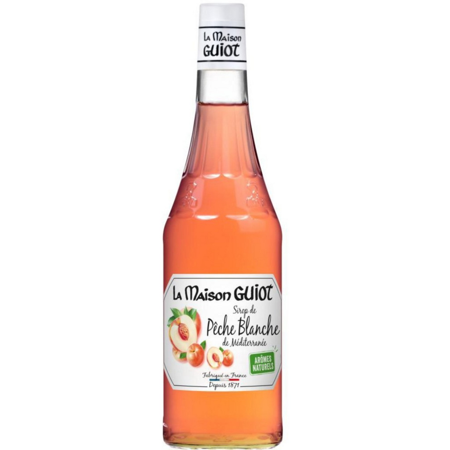 GUIOT Sirop pêche blanche 70cl -F62