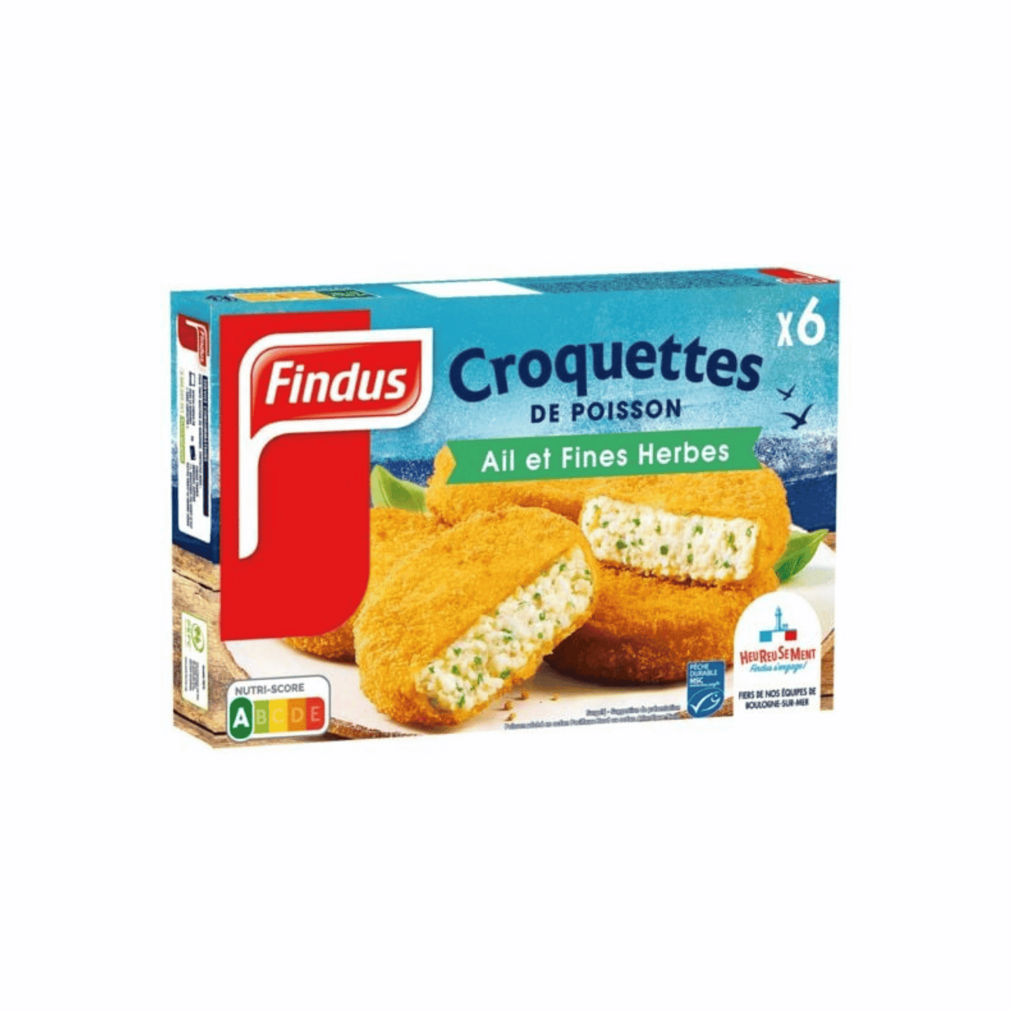 FINDUS Poisson pané croquettes ail et fines herbes -300g