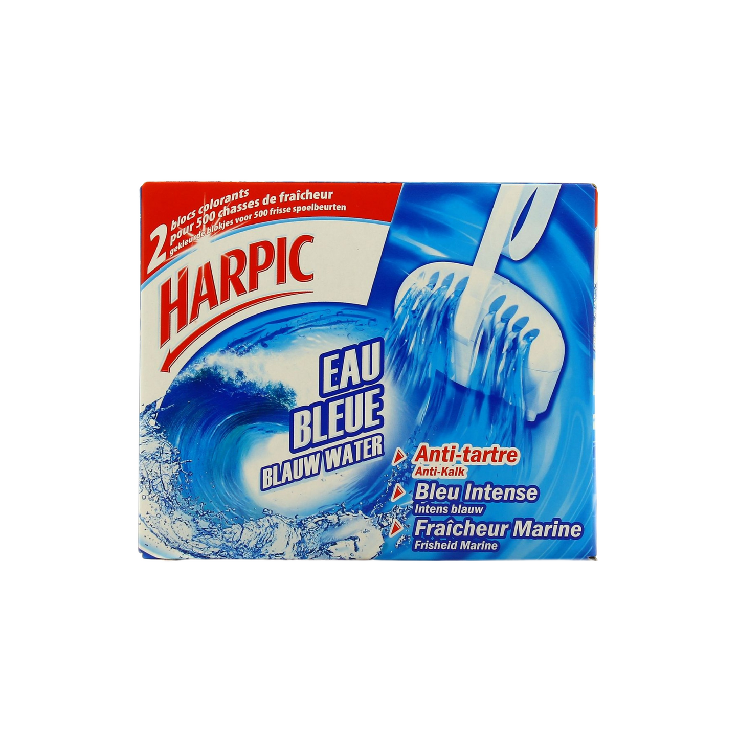 HARPIC Bloc WC eau bleue x2 76g -J12