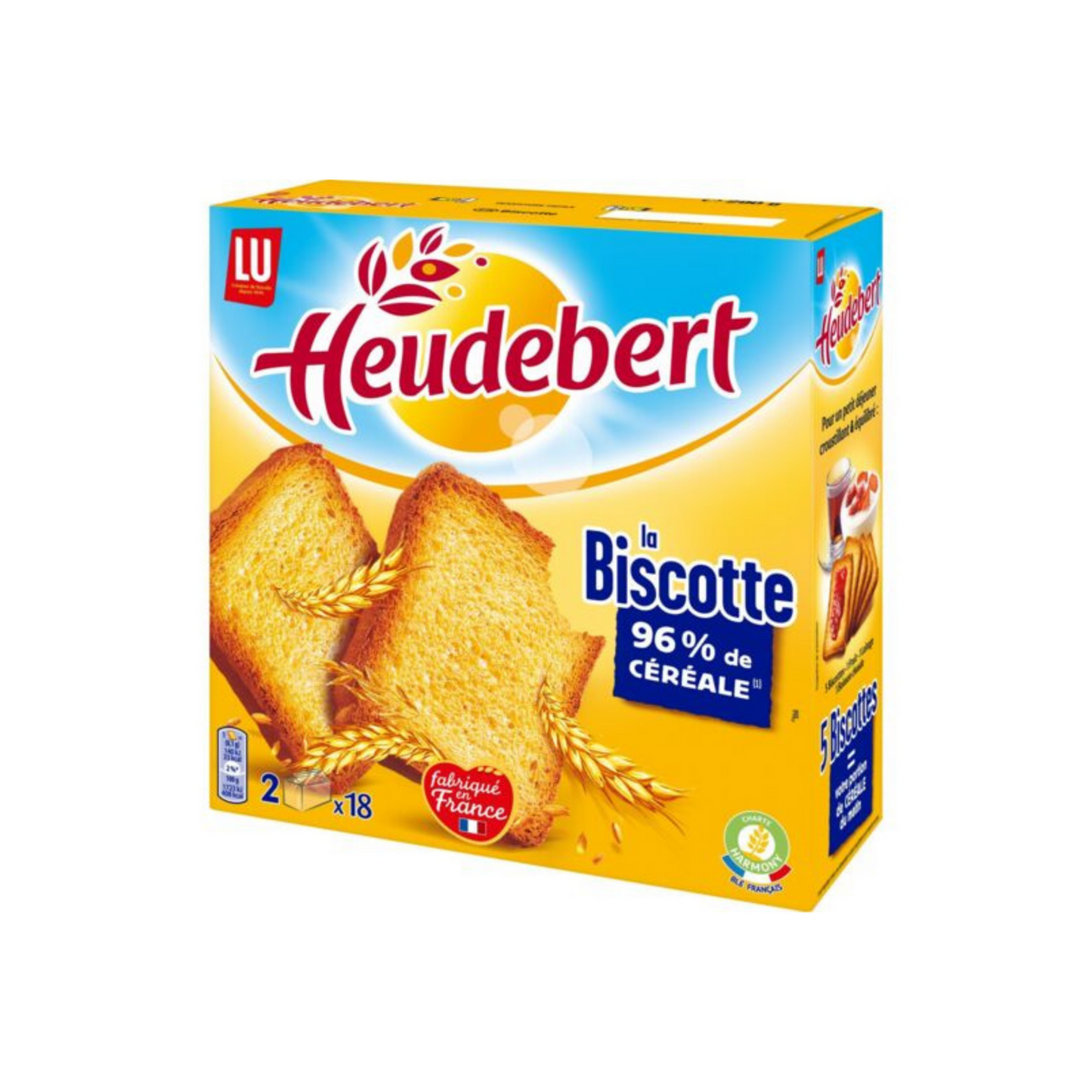 HEUDEBERT Biscotte nature 34T 300g -E71/70