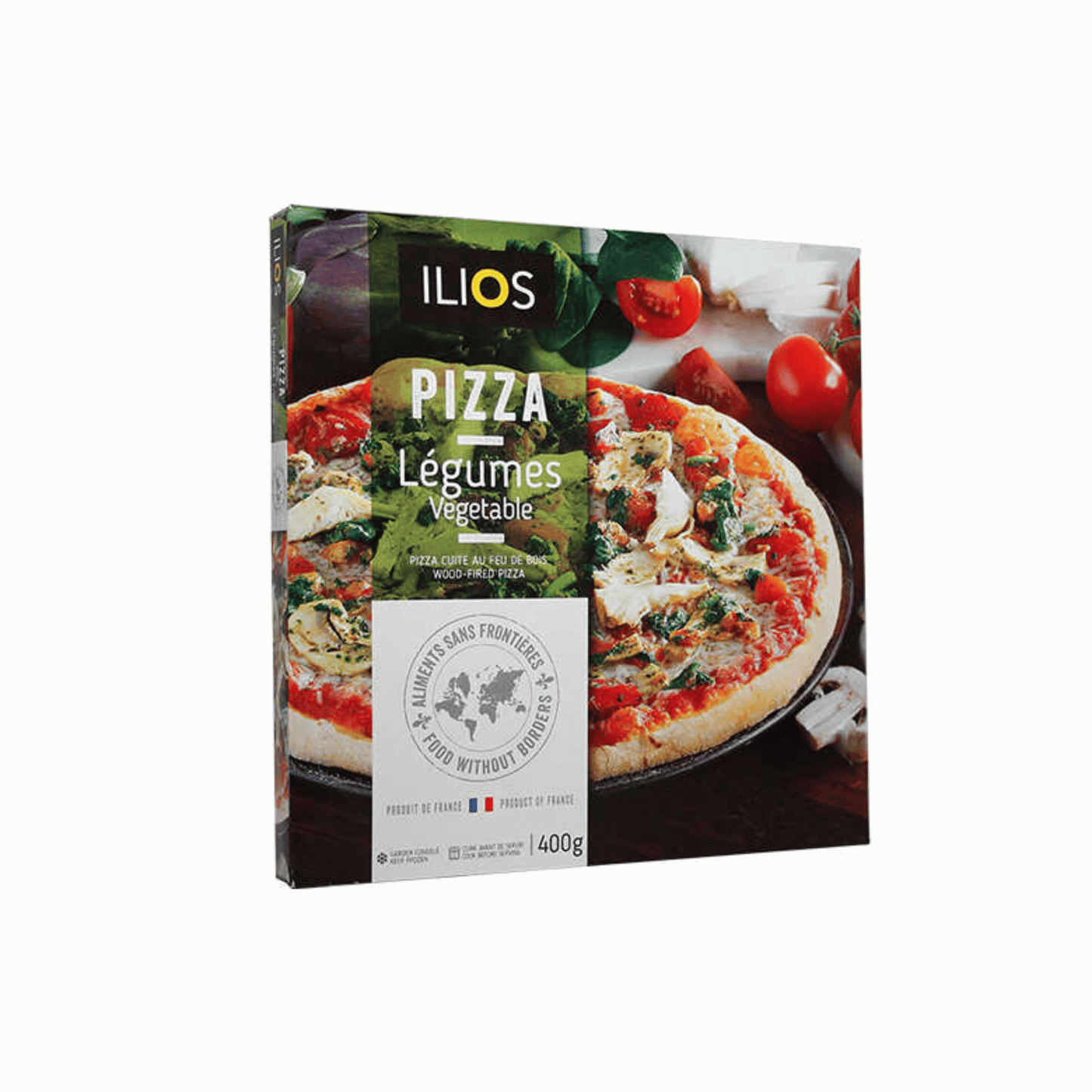 Ilios pizza légumes 400g — Épicerie française Montréal | Euro-Market