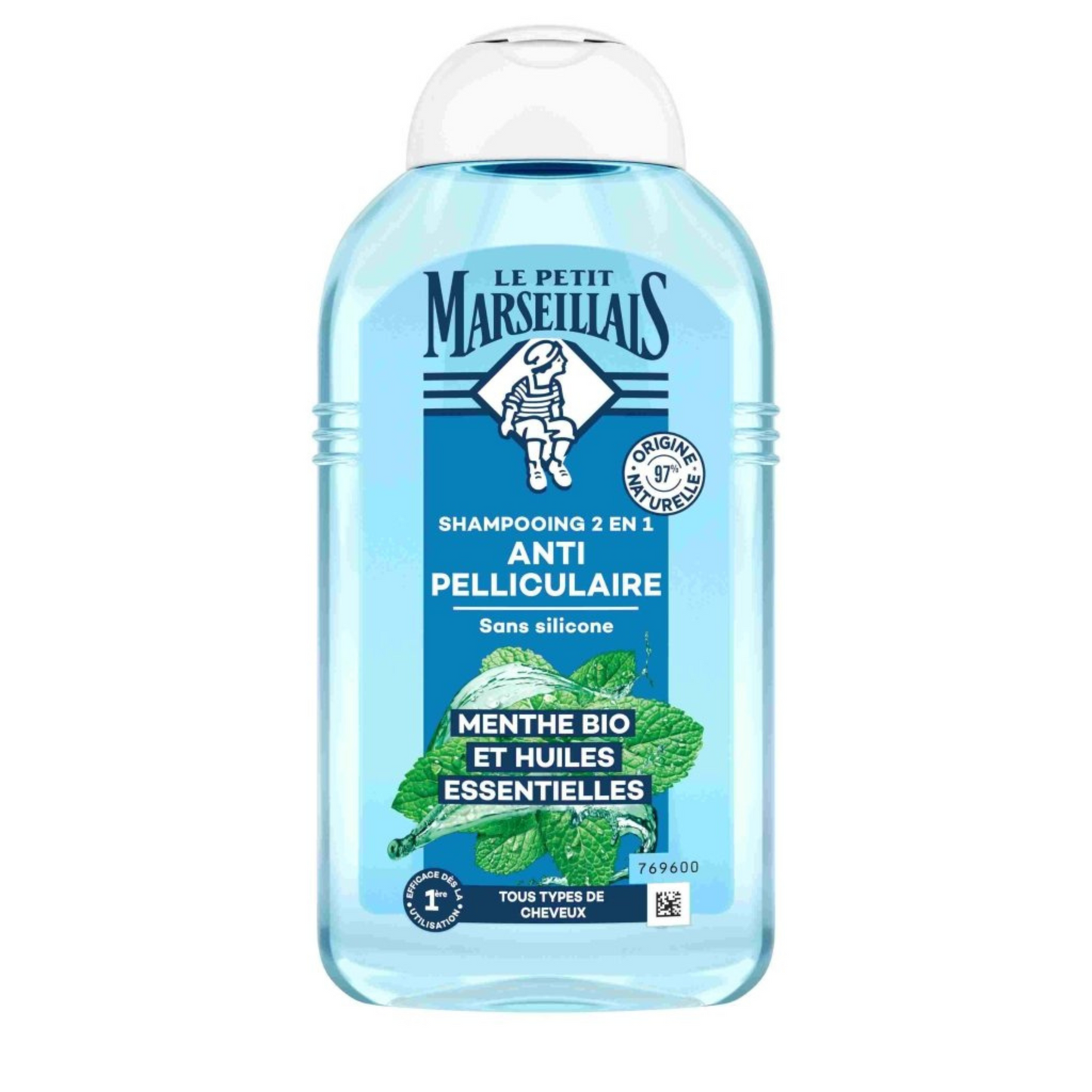LE PETIT MARSEILLAIS Shampoing Infusion Huiles Essentielles Menthe 250ml -J113