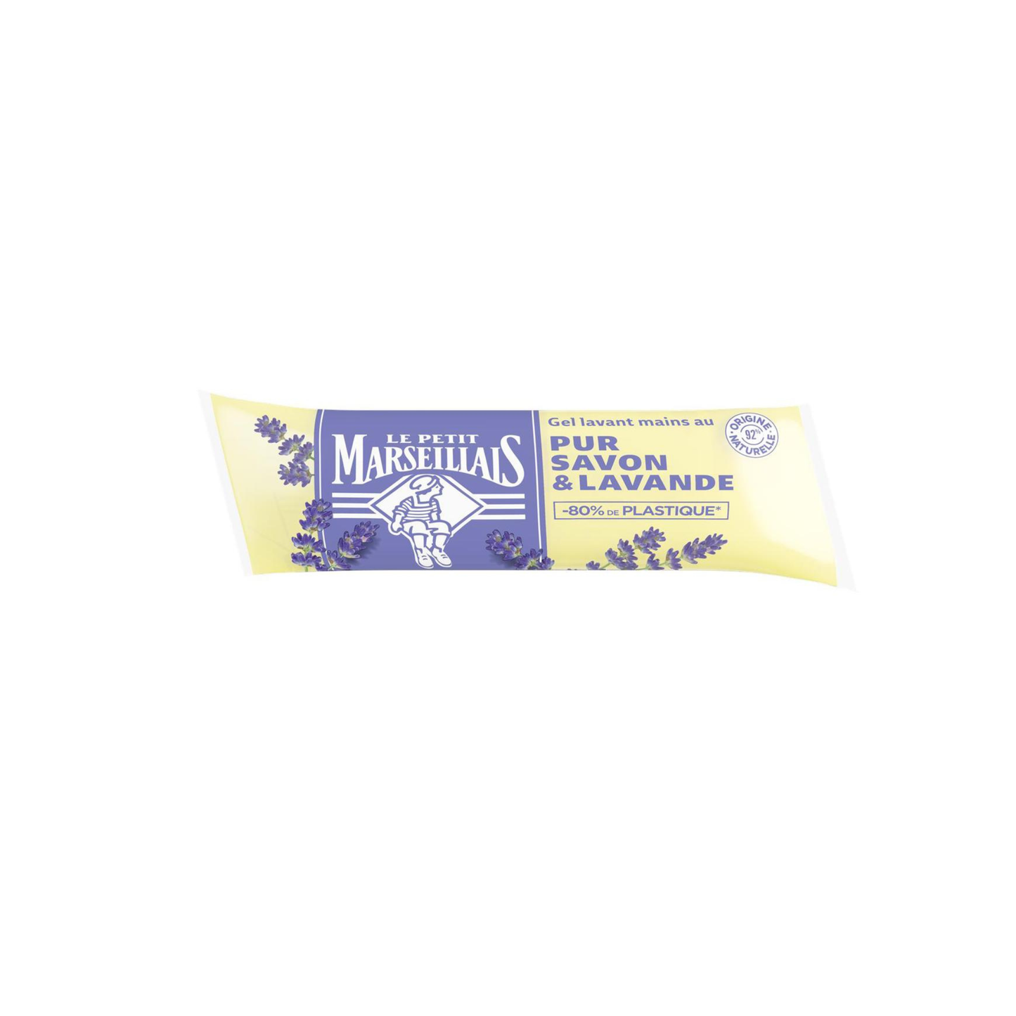 LE PETIT MARSEILLAIS Savon Liquide Recharge Mains Liquide au Pur Savon et à l'Huile Essentielle de Lavande -J133