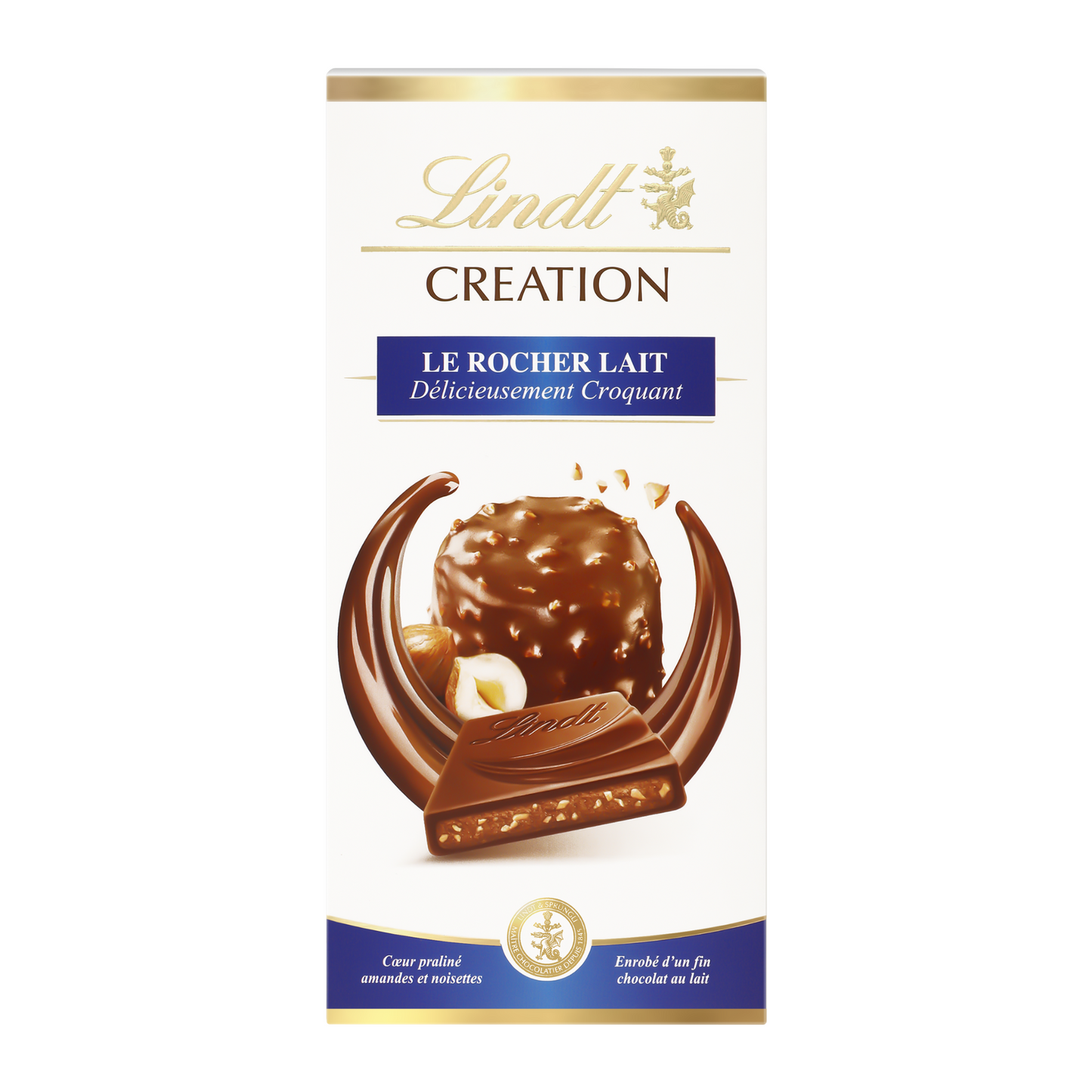 LINDT Création Rocher lait 150g -B81