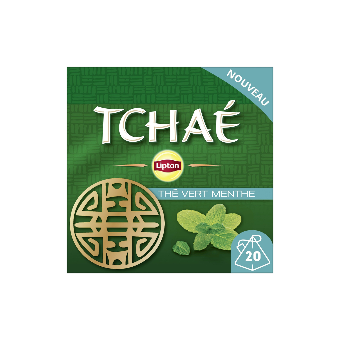 LIPTON Thé vert tchae menthe 40g — Épicerie française Montréal | Euro-Market