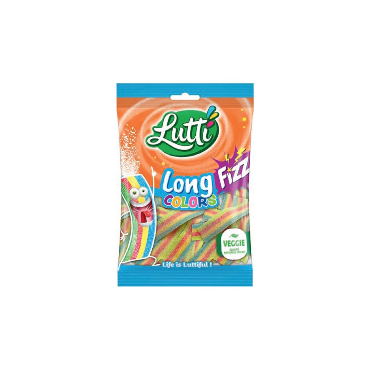 LUTTI Long Fizz Colors Veggie 100g -B63