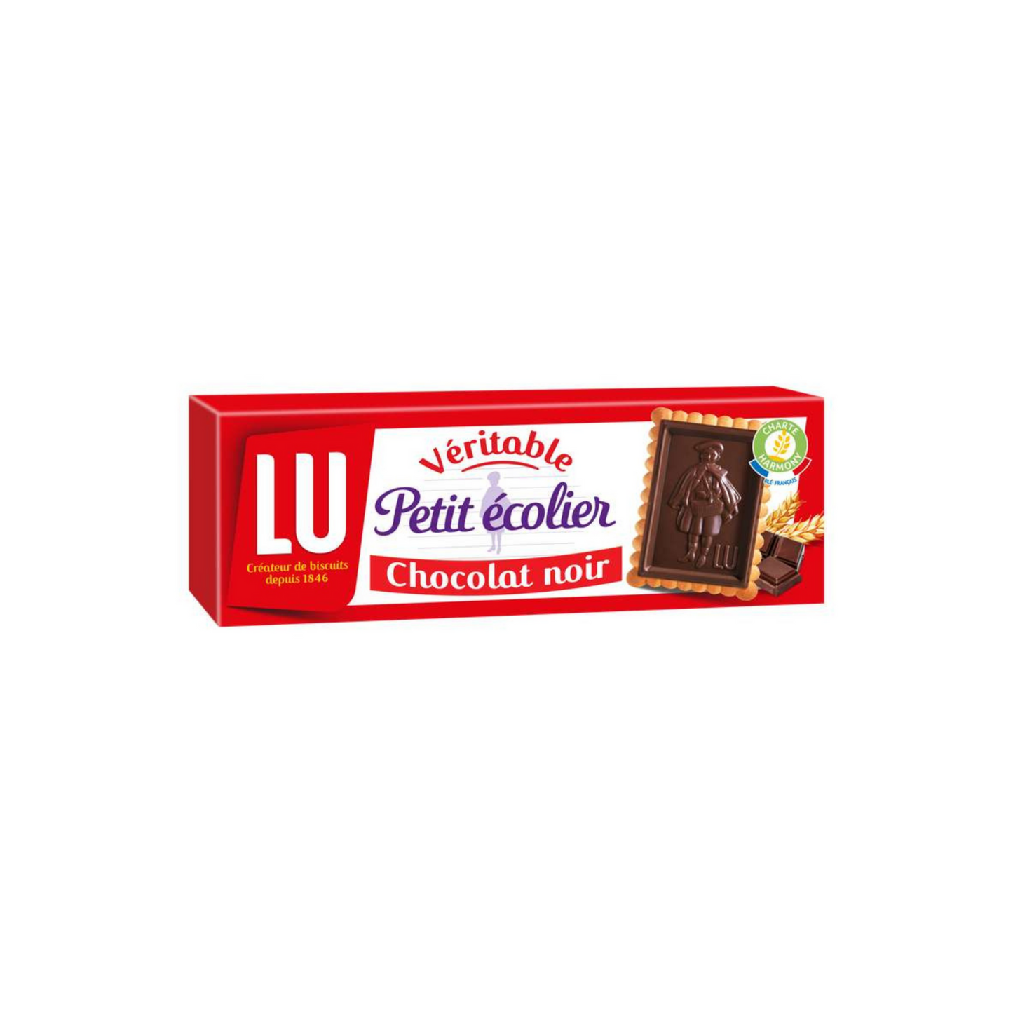 Lu - Fine dark dark chocolate ecolier - 150g (origin France) -a143