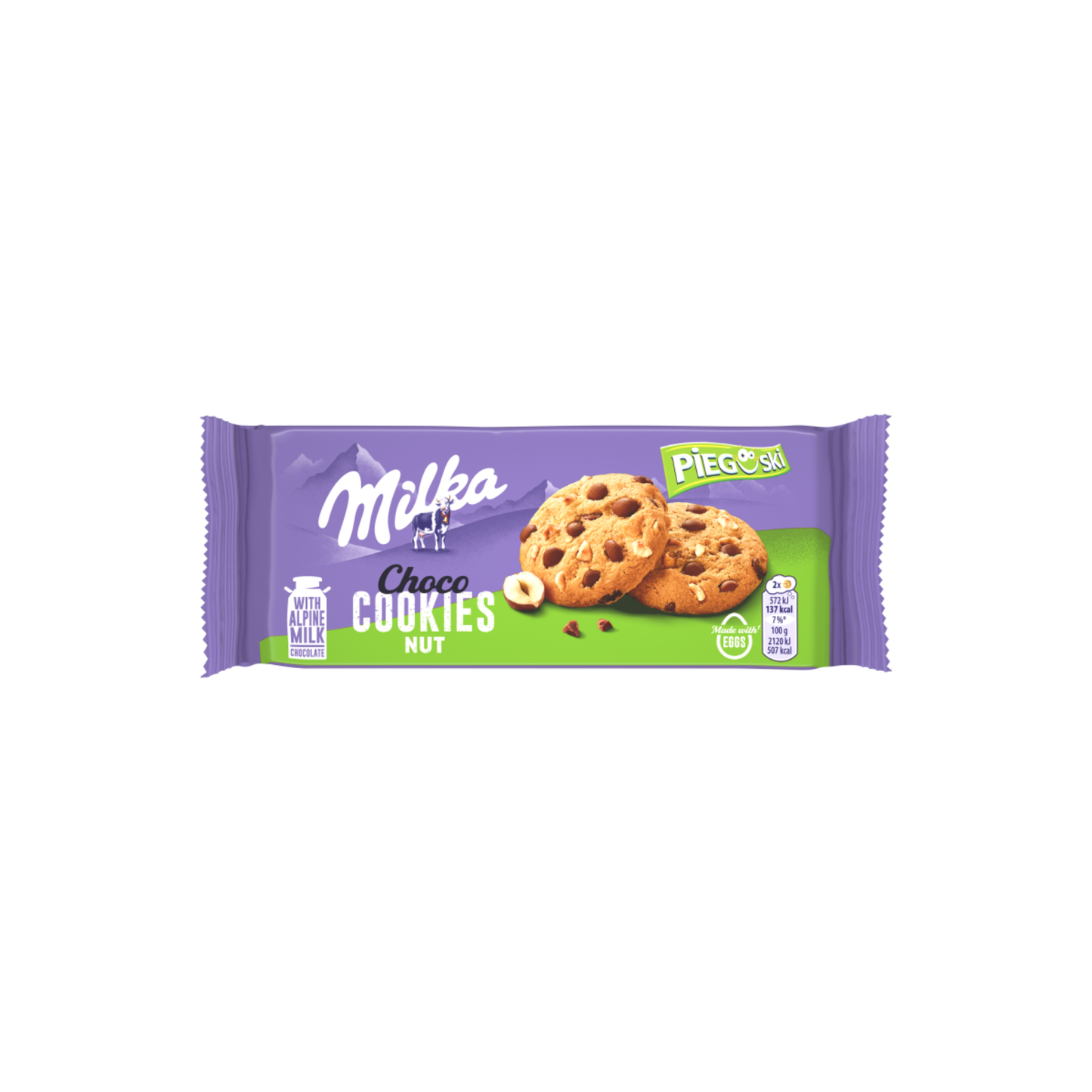 Milka Choco Cookies Noisettes 135g -A43/44