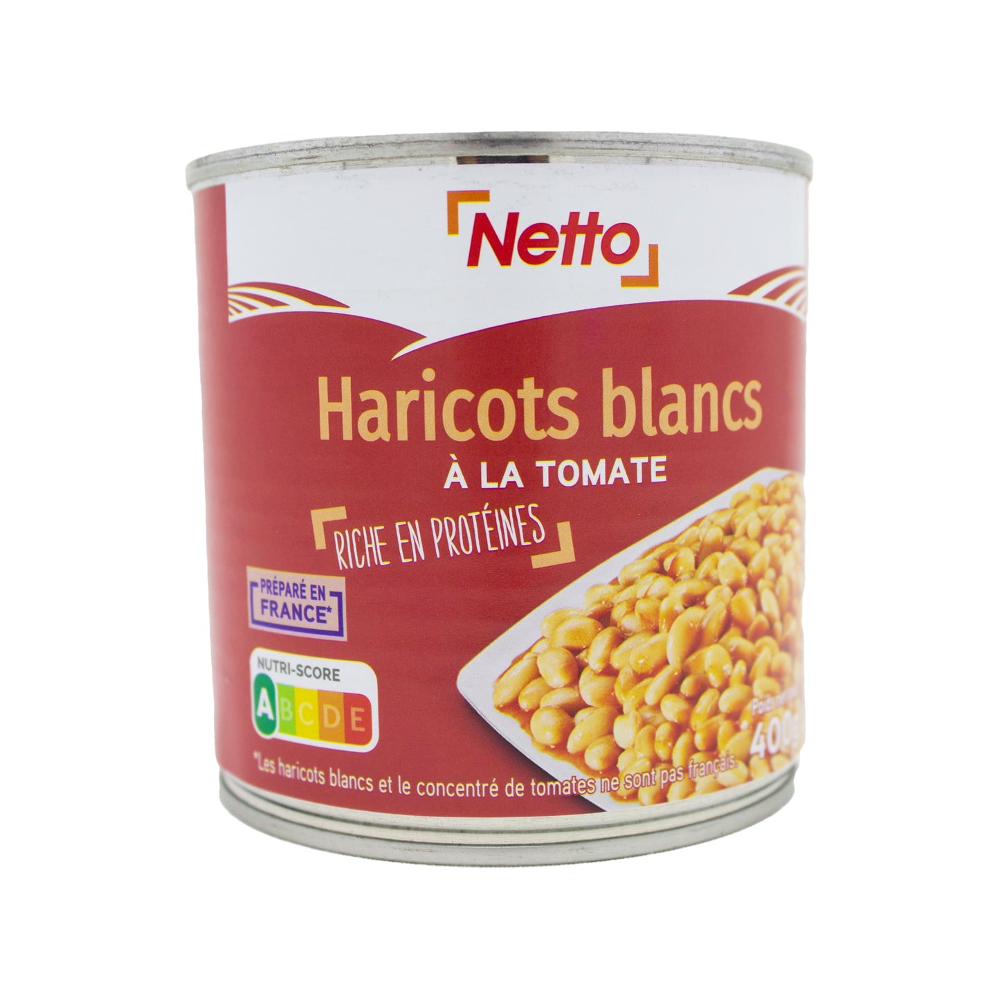 NETTO Haricots blanc à là tomates Prep1/2 265g -I64