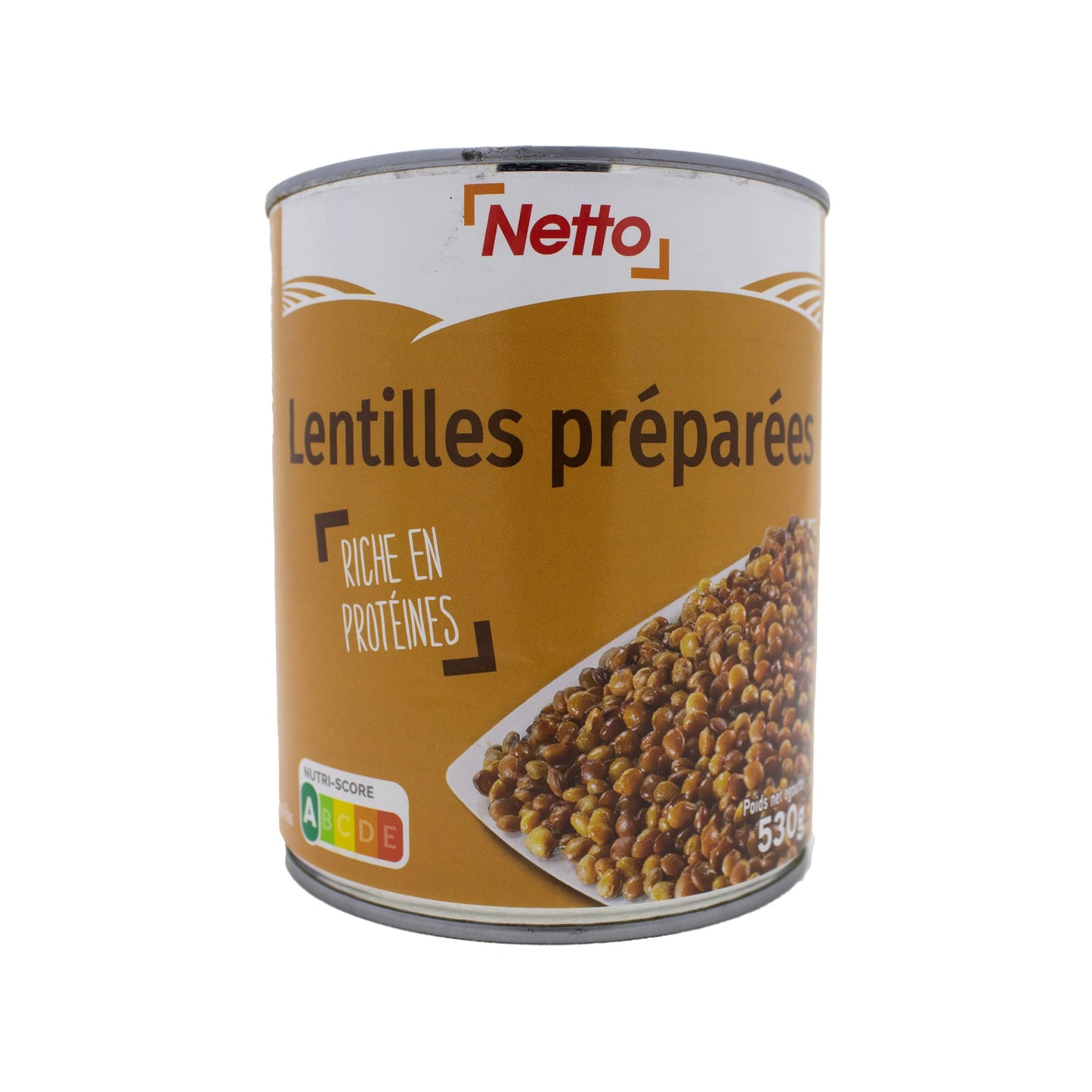 NETTO Lentilles préparées 530g -I52
