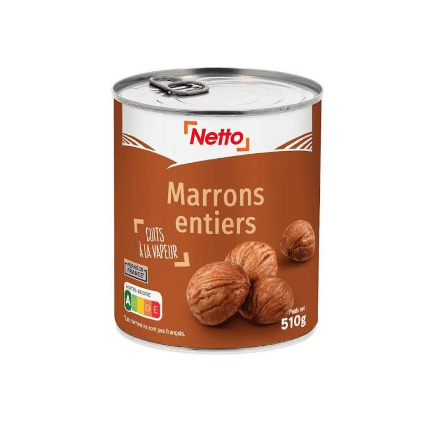 NETTO Marrons Ent -510g -I42