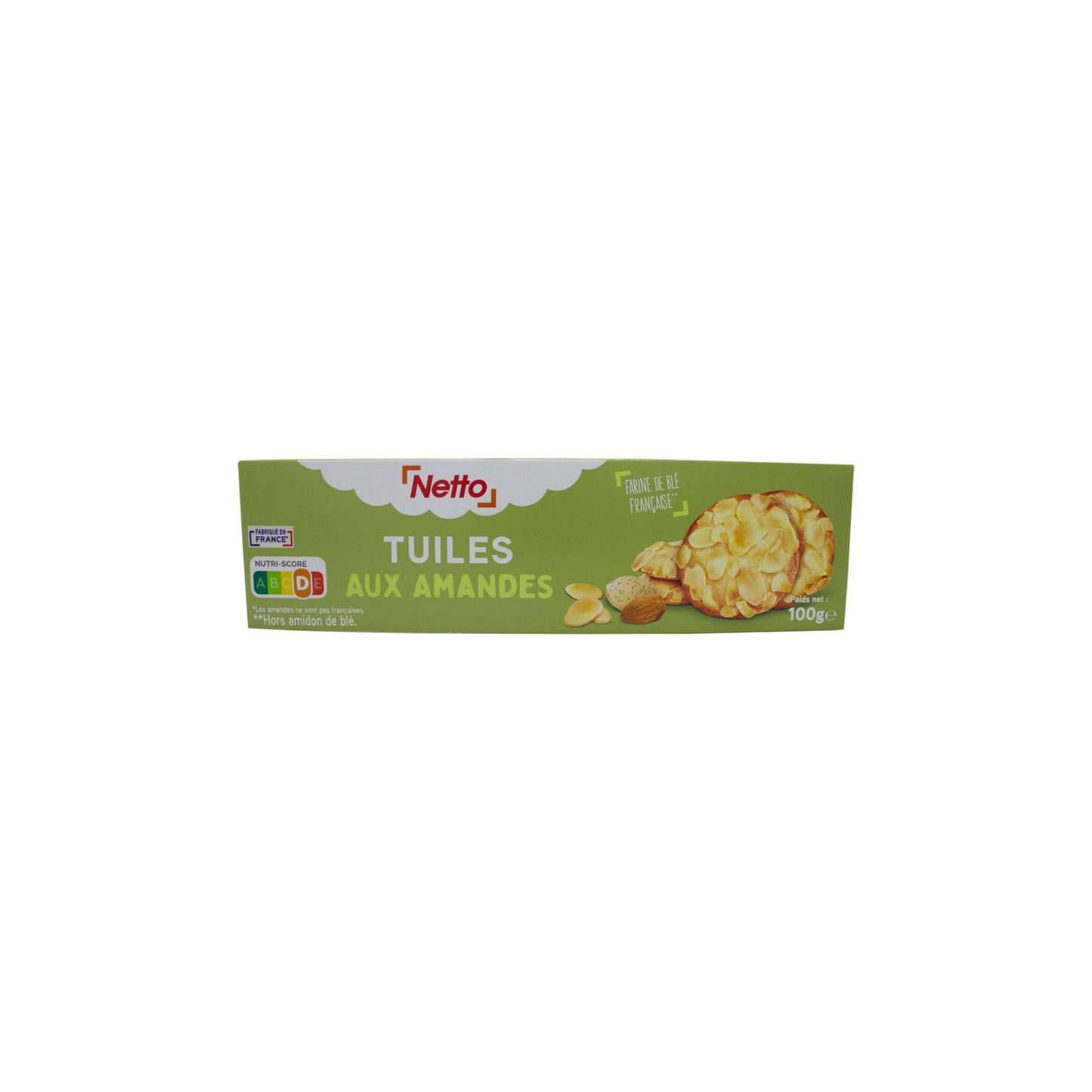 NETTO Almond tiles 100g -a151