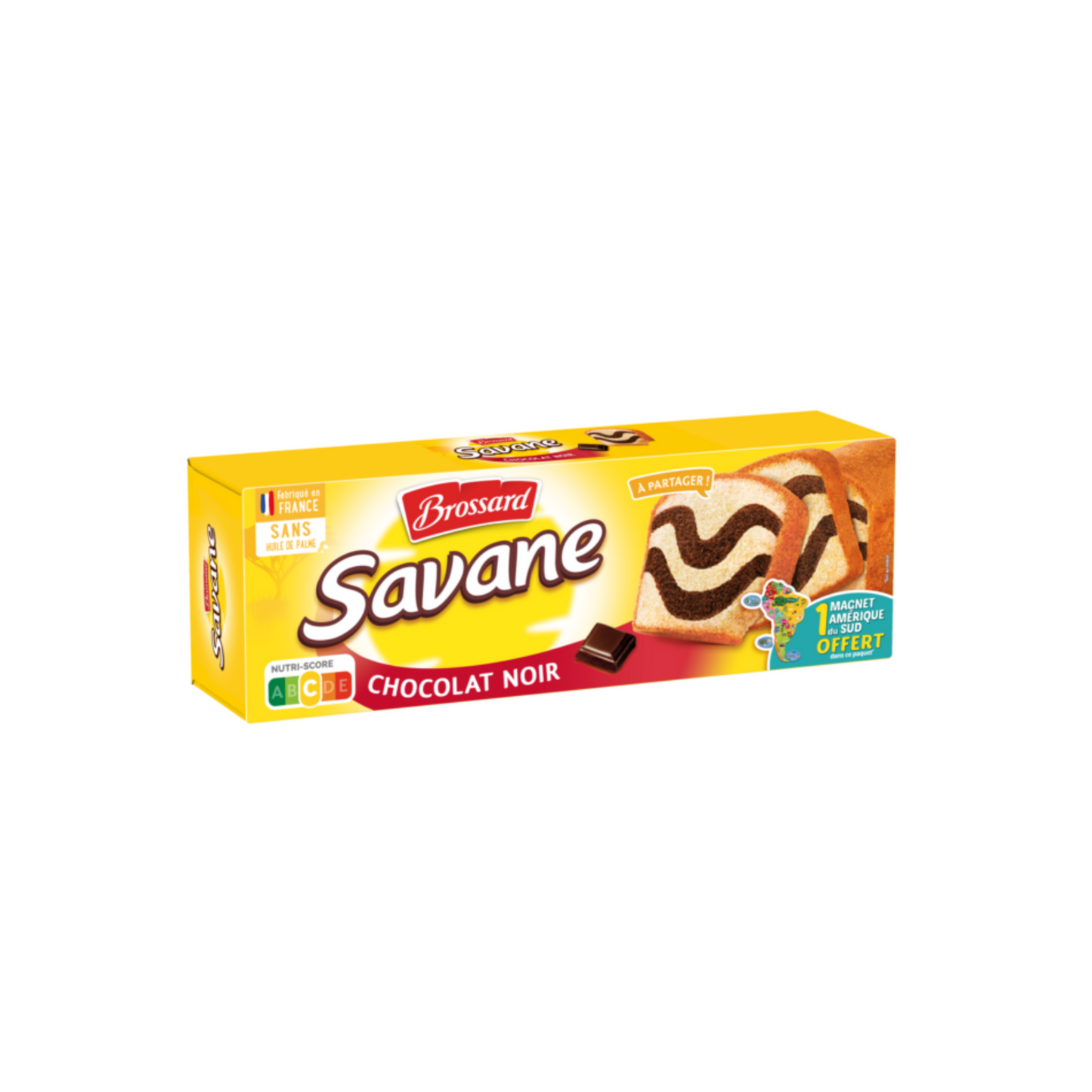BROSSARD Savane familial chocolat noir 310g -A54