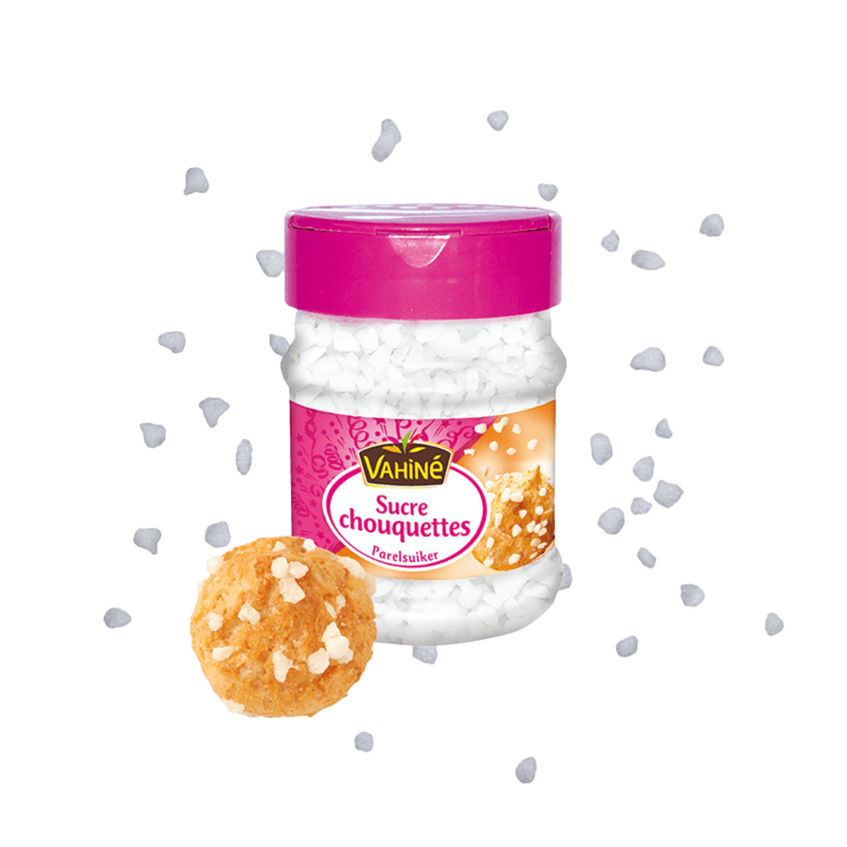 VAHINE SUCRE CHOUQUETTE 120g -E114