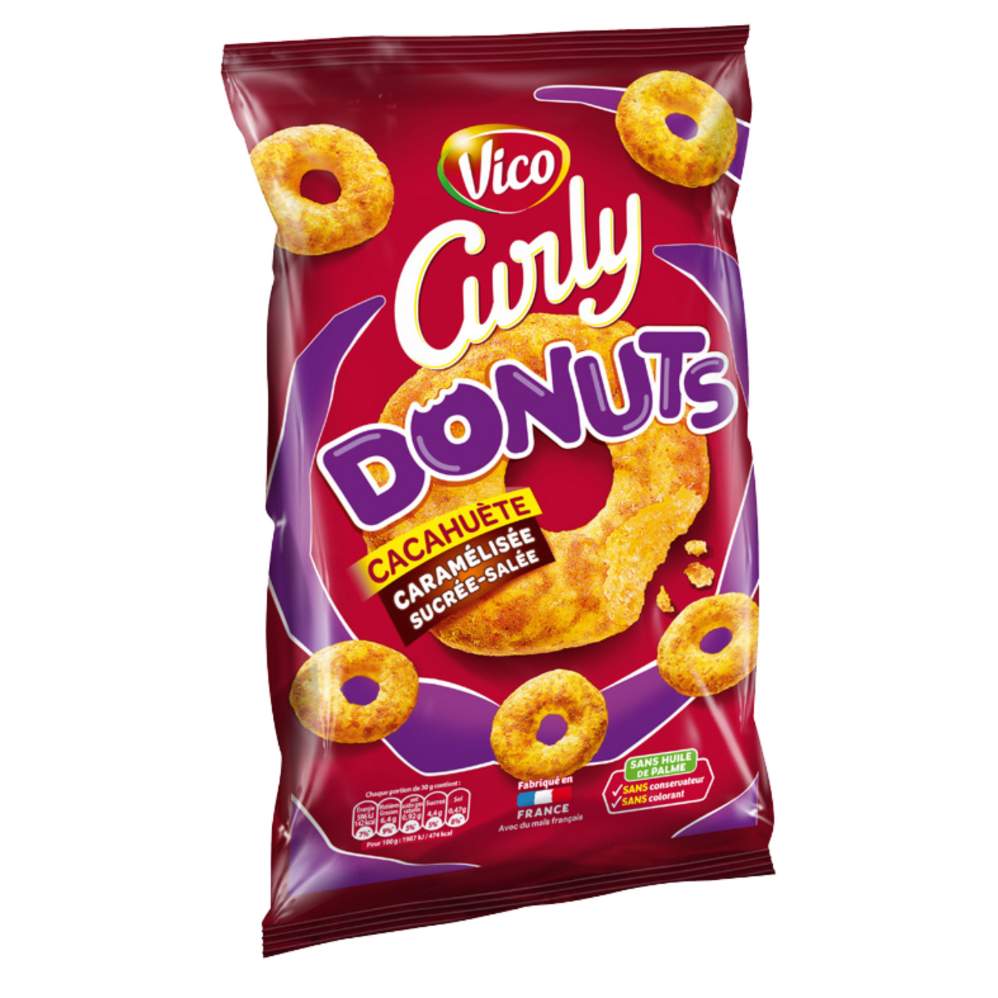 VICO CURLY DONUS CACAHUETES 100G -CH