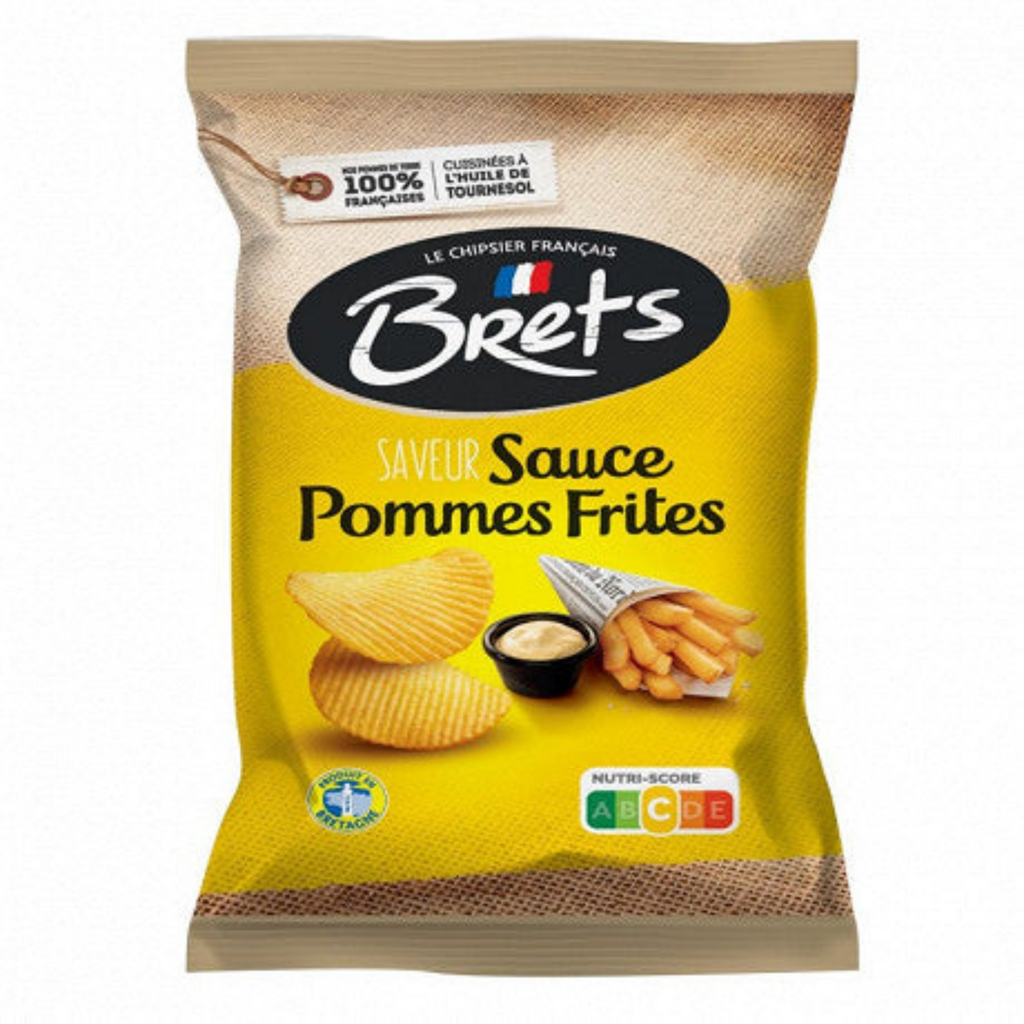 La sauce pommes frites est composée de mayonnaise légèrement vinaigrée et citronnée. Découvrez ces chips au goût savoureux de la véritable sauce pommes frites !