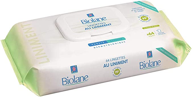 EURO MARKET  biolane lingettes bebe liniment x64 4g – Euro-Market