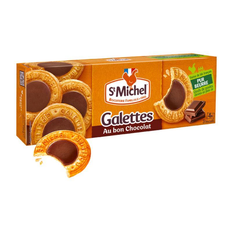 St Michel Original Butter Galettes with Chocolate