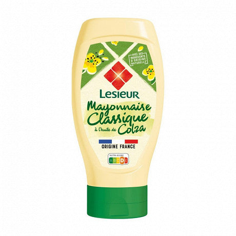 Lesieur Classic Mayonnaise in rapeseed oil flexible bottle 425g -i124