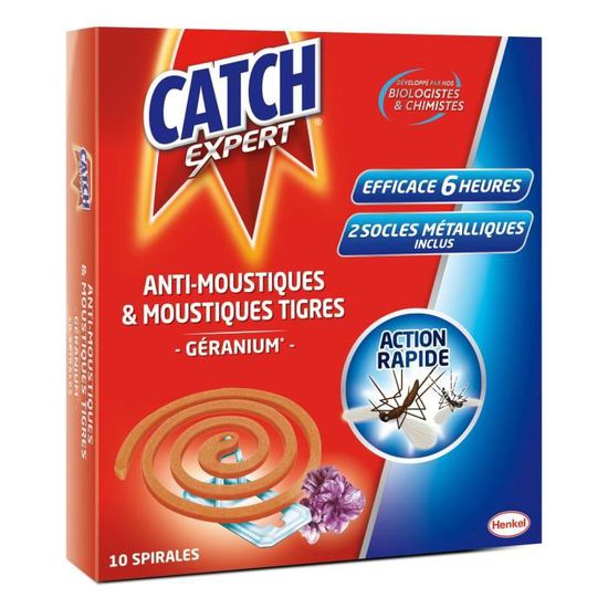 CATCH Insecticides à action radicale anti-mouches & moustiques 400ml pas  cher 
