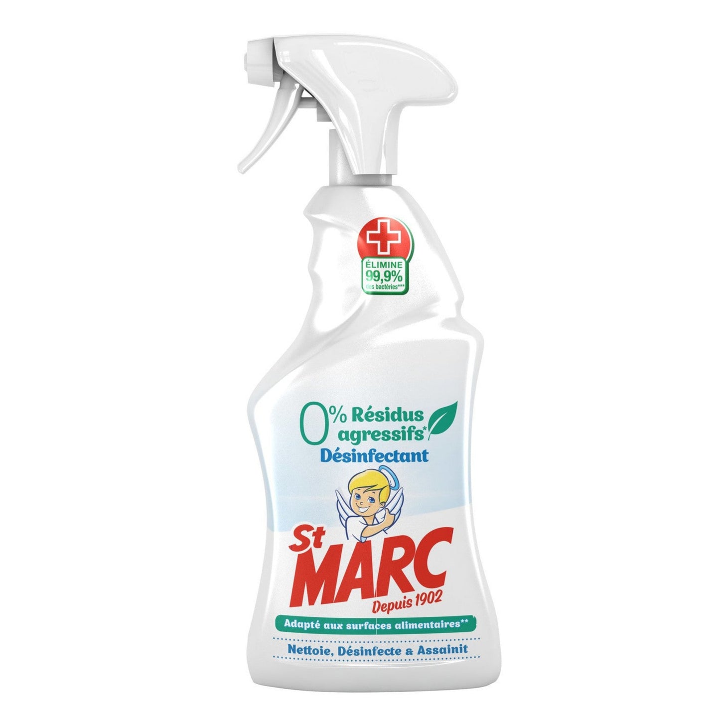 Saint marc pistol 0% aggressive disinfectant residue 500 ml - k21