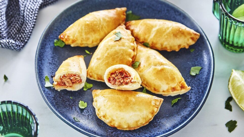 Empanadas thon, olives & pesto