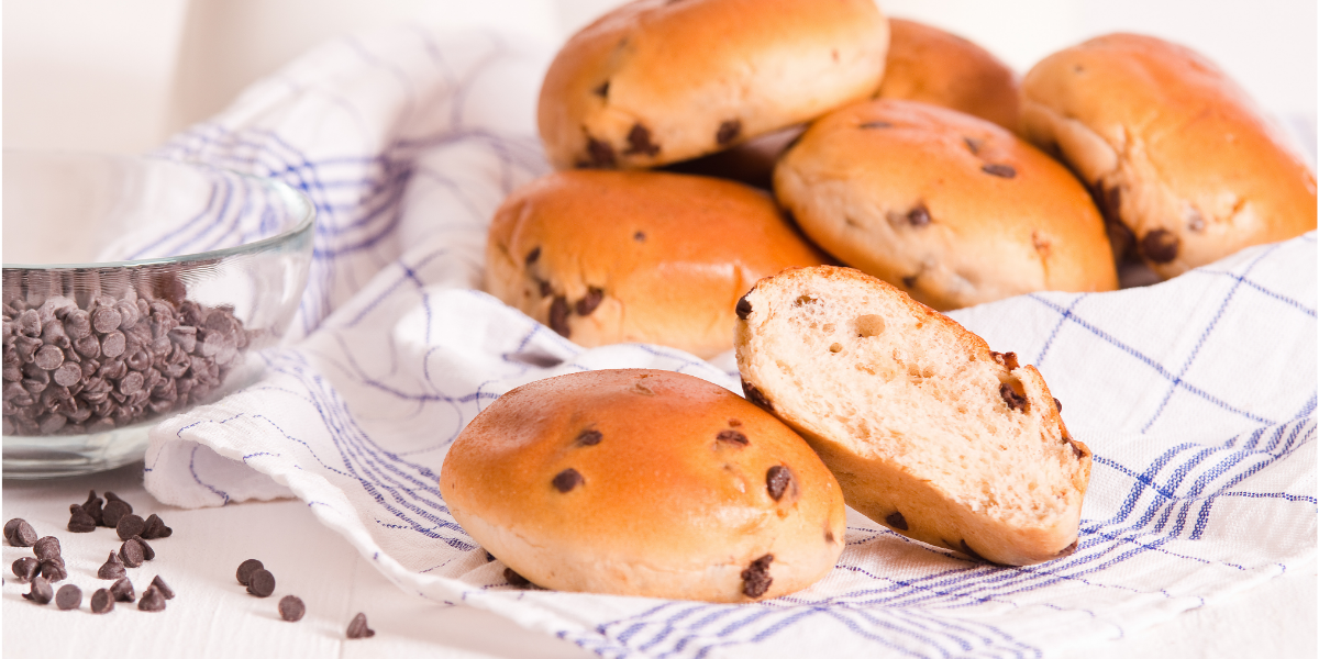 Brioches individuelles aux pépites de chocolat