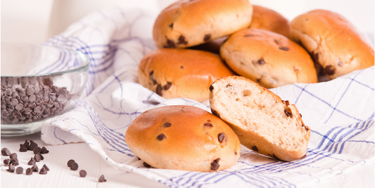 Brioches individuelles aux pépites de chocolat