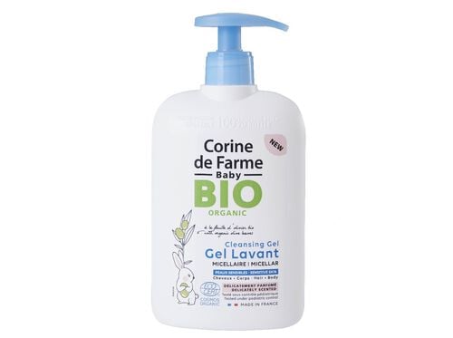 CORINE DE FARME Gel lavant bébé micellaire corps & cheveux Bio 500ml J104