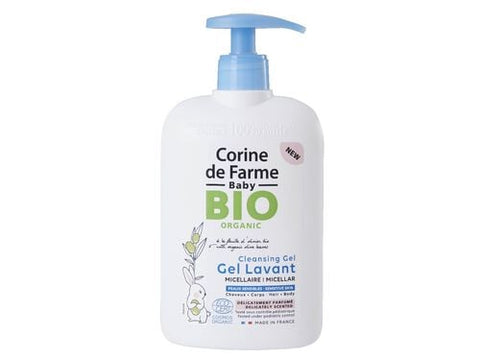 CORINE DE FARME Micellar baby cleansing gel for body &amp; hair Organic 500ml J104