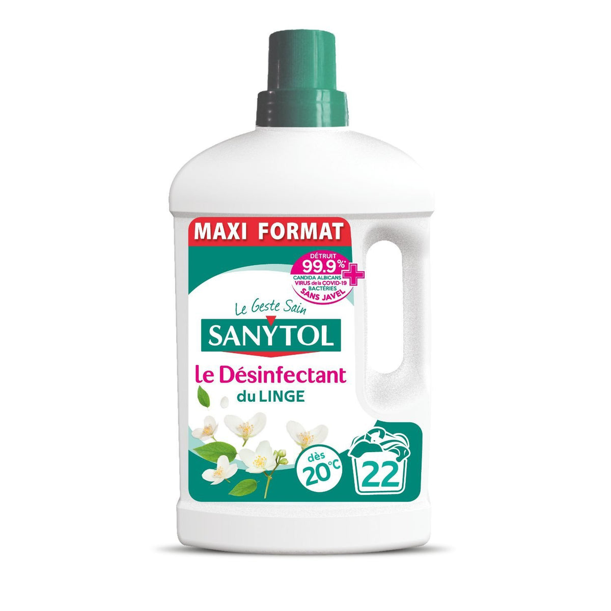 SANYTOL Désinfectant Du Linge Fleurs Blanches 1L -K32