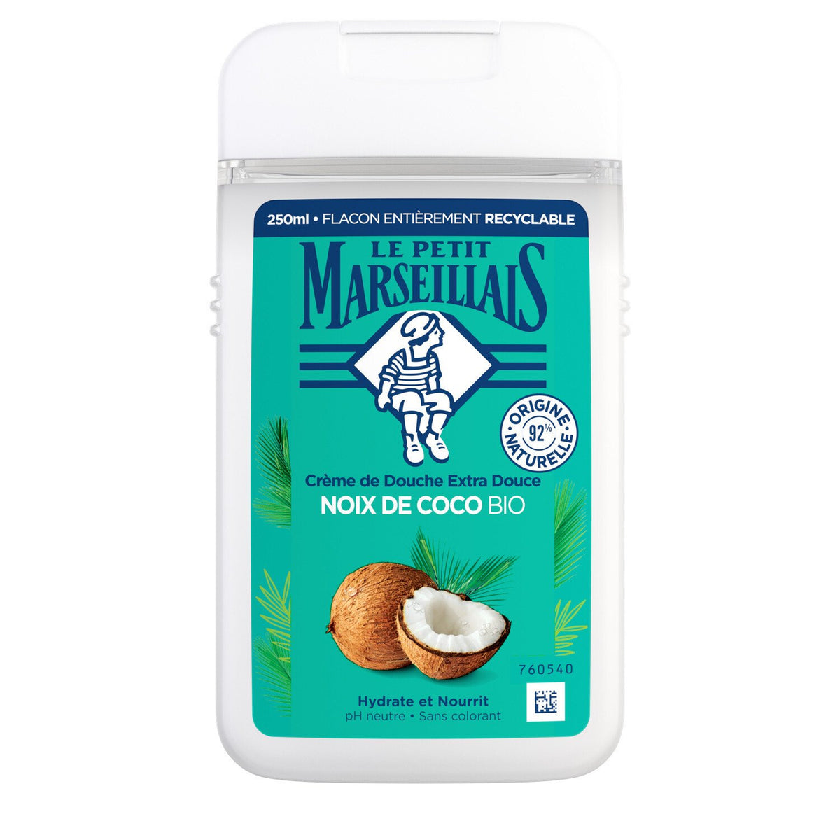 Le Petit Marseillais Gel Shower Cream Coconut Cream 250ml -J133