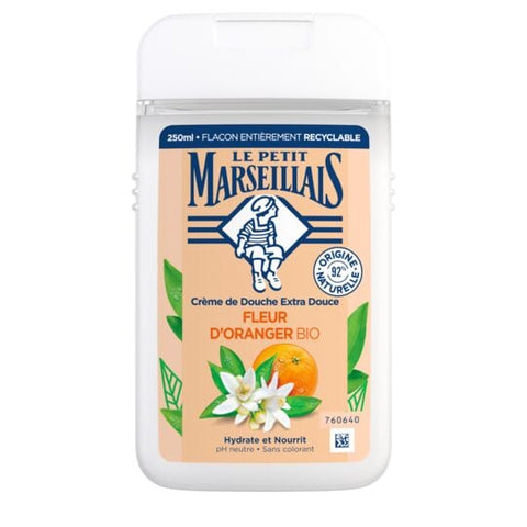 LE PETIT MARSEILLAIS Organic Xtra Gentle Orange Blossom Shower Gel 250ml J133