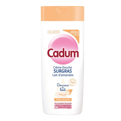 CADUM Superfatted Almond Milk Shower Cream 400ml J113