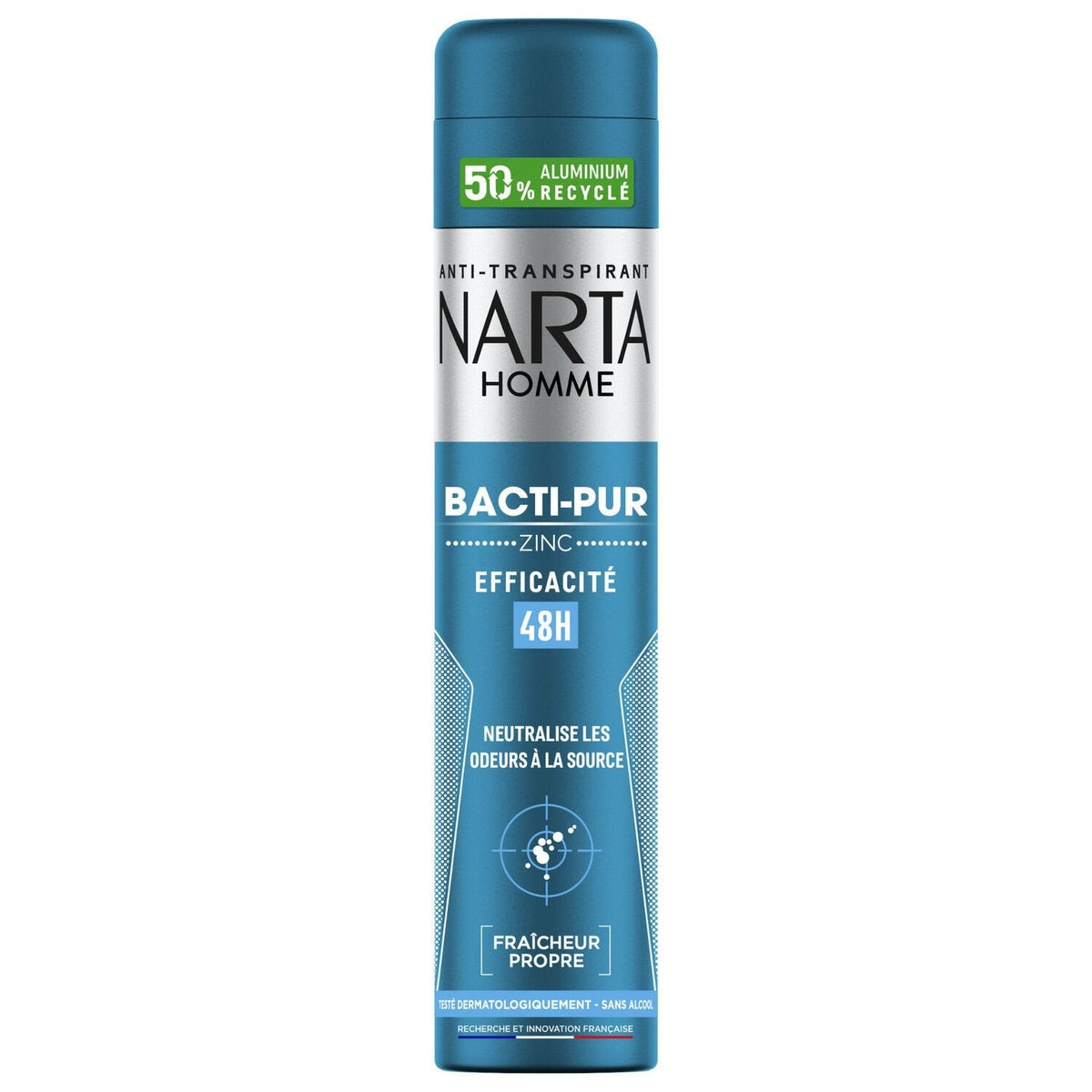 Narta Deodorant Man Bacti -Pur in zinc 48h 200ml -K10