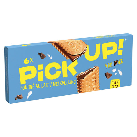BAHLSEN Pick up biscuits filled with milk chocolate 168g DLUO01/08/2024 -A62