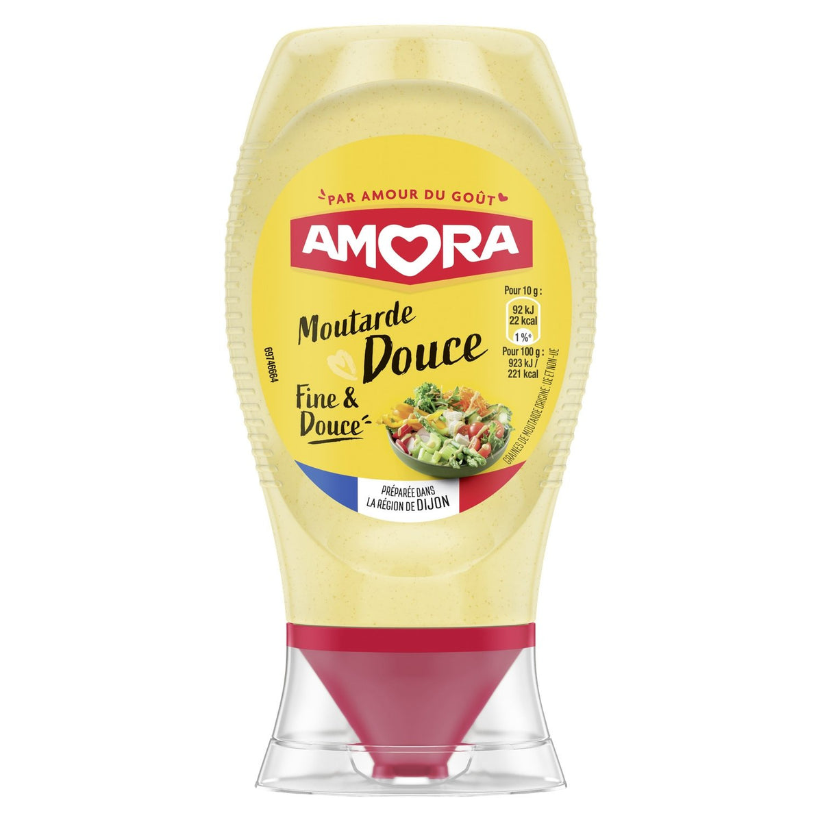 AMORA Moutarde Douce en flacon 260g -I131