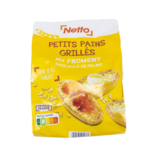 NETTO Grilled rolls with wheat 225g -e73