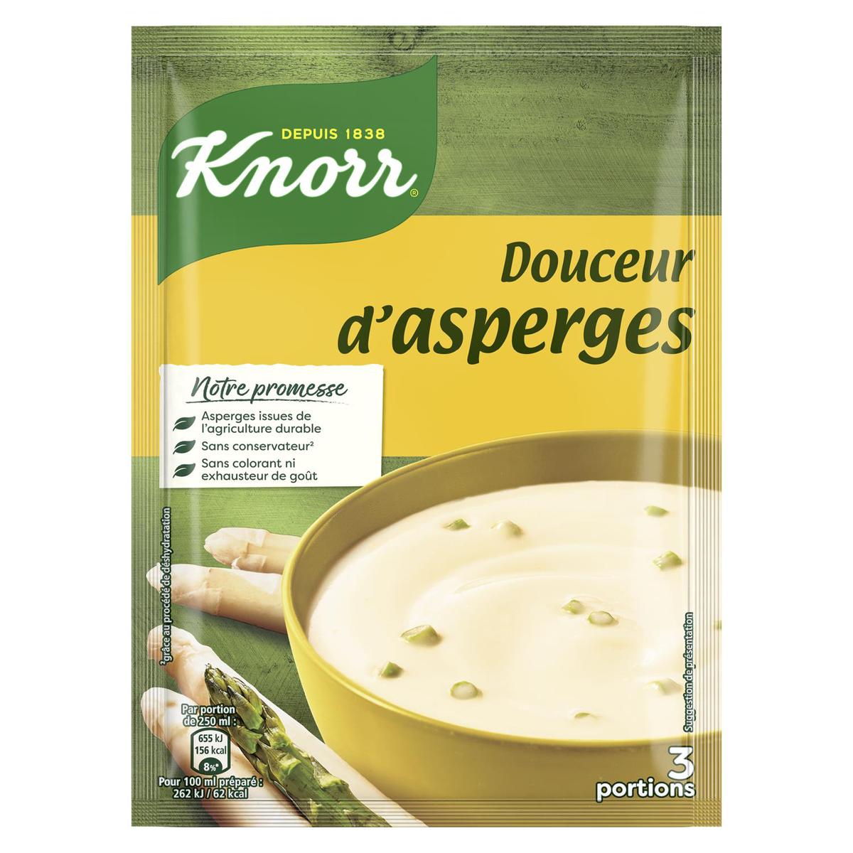 KNORR Dehydrated sweet asparagus soup 96g BBD 12/31/2024 -G52